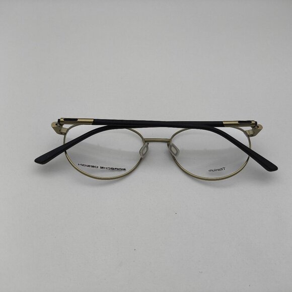🕶️Made in Italy! Porsche Design P8767 Titanium Eyeglasses 53/18 145 /EUM168🕶️ - Picture 6 of 11
